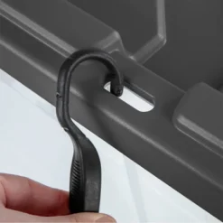 Sterilite 160 Quart Latching Stackable Bedroom Closet Playroom Wheeled Storage Box Container Bin With Gray Lid And Clear Sides -IRIS Storage Deals Store GUEST 882dae14 2954 4a34 b3b1 5ec173523e3f