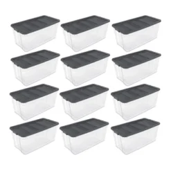 Sterilite Storage System Solution With 200 Quart Clear Stackable Storage Box Organization Containers With Grey Latching Lid 14 Sterilite Storage System Solution With 200 Quart Clear Stackable Storage Box Organization Containers With Grey Latching Lid -IRIS Storage Deals Store GUEST 88841c32 fe60 4708 8ff3 6b6d85de8a10