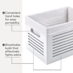 Creative Scents Wooden White Storage Bin 2 Pack Extra Small -IRIS Storage Deals Store GUEST 88f11e0b c219 4690 b6b1 66ecb4b01b53