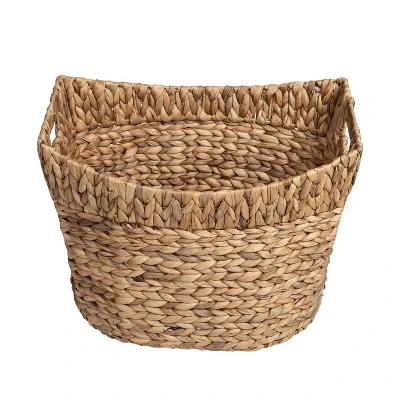 Honey-Can-Do 3pc L Nesting Natural Baskets 4 Honey-Can-Do 3pc L Nesting Natural Baskets - Image 4