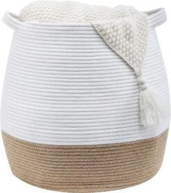 Midlee Rope & Jute Bottom Toy Basket -IRIS Storage Deals Store GUEST 88fa0126 2c13 451c 86ab 34ffede501aa