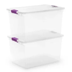 Sterilite 66 Quart Clear Plastic Latching Handle Storage Container Tote -IRIS Storage Deals Store GUEST 8a8cbbef 803b 4d4c 81e5 ebb47c0ecacd