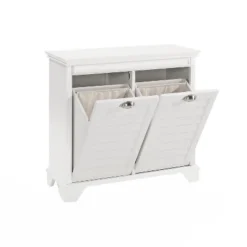 Crosley Linen Hamper In White -IRIS Storage Deals Store GUEST 8ba56439 8d62 4843 884f 7e81ea4666e7