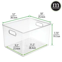 MDesign Storage Organizer Bin With Handles For Cube Furniture -IRIS Storage Deals Store GUEST 8bc39543 b75c 4dea 97d5 0d6a8d491ed1