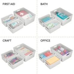 MDesign Plastic Home Storage Organizer Box, Set Of 3 -IRIS Storage Deals Store GUEST 8c0fdf5b a4a7 4769 9485 b42953dce898