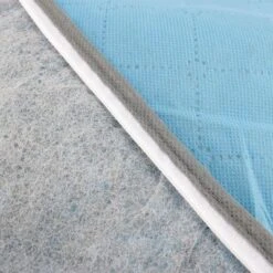 PiccoCasa Home Foldable Zippered Dustproof Quilt Clothes Decorative Storage Bins 22.8"x13.8"x16.1" Blue Grey 1 Pc -IRIS Storage Deals Store GUEST 8c57549d 500b 477b 9d6b 20549619be16