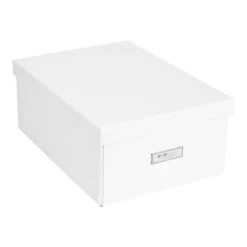 Bigso Box Of Sweden 11"X15"X6" Set Of 2 Katia Box White -IRIS Storage Deals Store GUEST 8c81eb9e 0fdf 4d17 9670 695194ac76e6