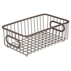 MDesign Metal Bathroom Storage Organizer Basket Bin, 4 Pack -IRIS Storage Deals Store GUEST 8c908a17 6b15 4aac a385 f84856a6284f