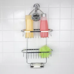 Home Basics Chrome Plated Steel Shower Caddy -IRIS Storage Deals Store GUEST 8cc0975f c0d5 4839 bbee 86756b653950