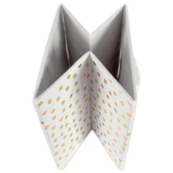 Set Of 4 11" X 11" X 11" Nonwoven Polyester Small Dots Square Storage Cube White/Gold - Design Imports 11 Set Of 4 11" X 11" X 11" Nonwoven Polyester Small Dots Square Storage Cube White/Gold - Design Imports -IRIS Storage Deals Store GUEST 8cf8f5c6 fdf9 4d87 bc26 45f1fbce4b71