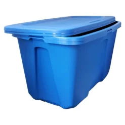 Homz 32 Gallon Large Standard Stackable Plastic Storage Container Bin With Secure Snap Lid For Home Organization, Blue (4 Pack) 6 Homz 32 Gallon Large Standard Stackable Plastic Storage Container Bin With Secure Snap Lid For Home Organization, Blue (4 Pack) -IRIS Storage Deals Store GUEST 8d3669a5 956d 4818 befd acc818dc93c8 1