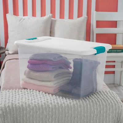 Sterilite 6 Qt Latch Storage Box,12 Pack, And 64 Qt Latch Storage Box, 6 Pack 3 Sterilite 6 Qt Latch Storage Box,12 Pack, And 64 Qt Latch Storage Box, 6 Pack - Image 3