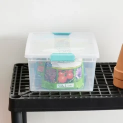 Sterilite Medium Clear Multipurpose Plastic Storage Tote, 8 Pack, And Large Clear Multipurpose Plastic Storage Tote, 8 Pack For Home Organization -IRIS Storage Deals Store GUEST 8d77bf7e 59c9 4dab b21a 9a8301664296