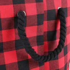 Okuna Outpost Foldable Storage Bin With Rope Handles, Buffalo Plaid Design (16 X 10 X 12 In) -IRIS Storage Deals Store GUEST 8d7b1cb5 413c 4eb0 b849 d77ce72bdb43