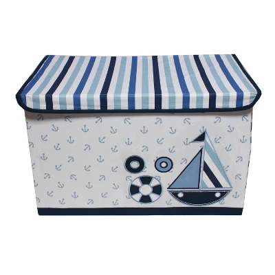 Bacati - Little Sailor Storage Toy Chest 1 Bacati - Little Sailor Storage Toy Chest