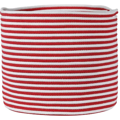 Midlee Candy Cane Rope Basket 7 Midlee Candy Cane Rope Basket - Image 7