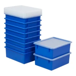 ECR4Kids Letter Size Deep Storage Tray With Lid, Large Plastic Storage Bins, 10-Pack -IRIS Storage Deals Store GUEST 8f877fff 38e4 4587 825d 2dcd56ae2094