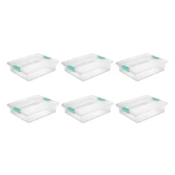 Sterilite Large Clear Plastic Stackable Storage Container Bin Box Tote With Clear Latching Lid Organizing Solution For Home & Classroom -IRIS Storage Deals Store GUEST 8f9df33c 644f 4658 a001 4e120209209d