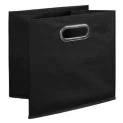 Niche Cubo 12pk Foldable Fabric Storage Bin With Label Holder Black -IRIS Storage Deals Store GUEST 9015f305 7713 4102 9bbb 8df9c02da89b