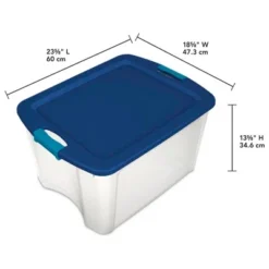 Sterilite 18 Gallon Stackable Latch And Carry Plastic Storage Container With Indexed Lids For Home, Office, Closet, Playroom, & Garage -IRIS Storage Deals Store GUEST 902d08ca 7be1 4eae a8ef 672a3a3ea2e9