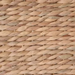 Set Of 2 Handmade Wicker Storage Cubes - 12-Inch Square Foldable Baskets With Handles - Made Of Hand-Twisted Water Hyacinth By Villacera (Natural) -IRIS Storage Deals Store GUEST 90613184 ca77 4182 b7f5 a214192d26ca