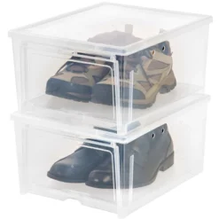 IRIS USA Shoe Storage Box, Stackable And Drop Front, Wide 20 IRIS USA Shoe Storage Box, Stackable And Drop Front, Wide -IRIS Storage Deals Store GUEST 90d6d9d1 8a3e 4448 bbe0 98964544d672