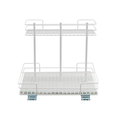 Household Essentials Double-Sided Pantry Organizer White 2 Household Essentials Double-Sided Pantry Organizer White - Image 2