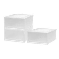 IRIS 3pk Plastic Storage Drawer White 15 IRIS 3pk Plastic Storage Drawer White -IRIS Storage Deals Store GUEST 92fb63de 9163 40c0 99ac 594278bc3586