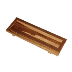 29"x2" Eleganto Teak Wood Bathtub Storage Caddy Natural - EcoDecors -IRIS Storage Deals Store GUEST 9433323f b708 40b8 bd12 7dc38715aa1d