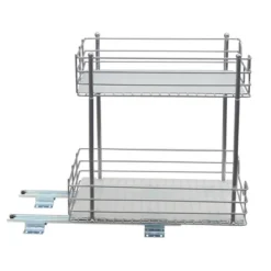 Household Essentials 12" 2-Tier Pantry Organizer Nickel 7 Household Essentials 12" 2-Tier Pantry Organizer Nickel -IRIS Storage Deals Store GUEST 949f59b6 c99a 4400 88ea 6b1600e5444b