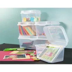 Sterilite Modular Plastic FlipTop Hinged Storage Box Container With Latching Lid For Home, Office, Workspace, And Classroom Organization -IRIS Storage Deals Store GUEST 94fb474d 65e8 4f9d ad91 404ab28d0e9c