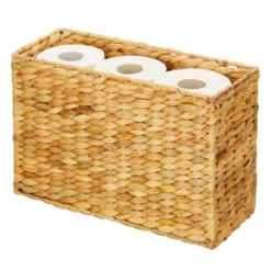 MDesign Hyacinth Rice Weave Toilet Tank Bathroom Storage Basket Bin 10 MDesign Hyacinth Rice Weave Toilet Tank Bathroom Storage Basket Bin -IRIS Storage Deals Store GUEST 9564af63 3f7f 46c0 a633 9ee168cff1b6