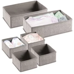 MDesign Kids Fabric Dresser Drawer And Storage Organizer - 6 Pack -IRIS Storage Deals Store GUEST 95990b76 a571 4aab 8da2 b521831a0dcc