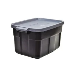 Rubbermaid Roughneck Tote 31 Gallon Stackable Storage Container W/ Stay Tight Lid & Easy Carry Handles, 3 Pack -IRIS Storage Deals Store GUEST 95a7e1ec 635a 412c b800 d194ba8b4f0a