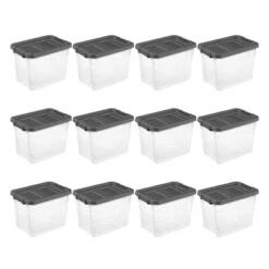 Sterilite 30 Quart Clear Plastic Stackable Storage Container Bin Box Tote With Grey Latching Lid Organizing Solution For Home & Classroom 15 Sterilite 30 Quart Clear Plastic Stackable Storage Container Bin Box Tote With Grey Latching Lid Organizing Solution For Home & Classroom -IRIS Storage Deals Store GUEST 964390dc d960 42b2 a151 530b740aff5f