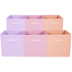 Sorbus 11 Inch Cube Storage Organizer Bins - 6 Pack -IRIS Storage Deals Store GUEST 9644bfc0 45fa 4ac4 b3e2 8b6846a7f3be