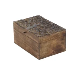 Set Of 3 Rustic Carved Mango Wood Boxes - Olivia & May 21 Set Of 3 Rustic Carved Mango Wood Boxes - Olivia & May -IRIS Storage Deals Store GUEST 96b6b66a ad01 49f0 84b1 b114e66cf519