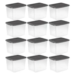Sterilite 50 Quart Clear Latched Plastic Storage Container -IRIS Storage Deals Store GUEST 96cfb3ac 0f93 4ded b381 25351400b572