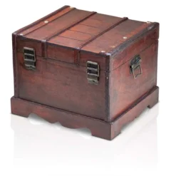 Brynnberg 9,4"x8,3"x7,1" Wooden Padlock Pirate Treasure Chest Storage Box - Handmade, Vintage 8 Brynnberg 9,4"x8,3"x7,1" Wooden Padlock Pirate Treasure Chest Storage Box - Handmade, Vintage -IRIS Storage Deals Store GUEST 98c78d00 3133 4de3 9d6c a9749e7545a2
