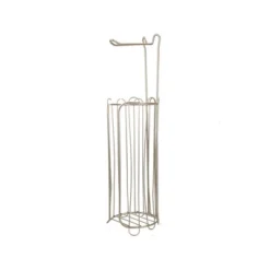 Home BasicsHeavy Weight Satin Nickel Bath Tissue Organizer