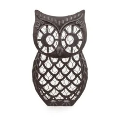 Twine Wise Owl Cork Holder, Decorative Wine Cork Storage And Decor, Set Of 11, Metal With Brown Finish Owl Cork Display -IRIS Storage Deals Store GUEST 99332690 8338 4402 8764 c5d1b11d8367