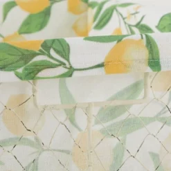 Design Imports Set Of 2 M Antique White Chicken Wire Lemon Print Liner Baskets -IRIS Storage Deals Store GUEST 99957b9a 0add 4397 bf0a 16a775ea3e30