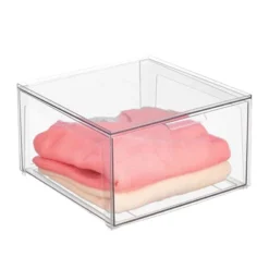 MDesign Plastic Stackable Bedroom Closet Storage Organizer With Drawer 17 MDesign Plastic Stackable Bedroom Closet Storage Organizer With Drawer -IRIS Storage Deals Store GUEST 99d380d5 1922 4776 8e45 653ec79b417e