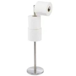 MDesign Toilet Paper Roll Holder Stand/Dispenser - Brushed Stainless - Bronze 16 MDesign Toilet Paper Roll Holder Stand/Dispenser - Brushed Stainless - Bronze -IRIS Storage Deals Store GUEST 9aa5ac44 c607 4f5e 9160 a791ccdbb8a5