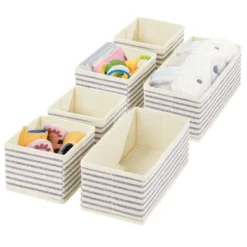 MDesign Kids Fabric Dresser Drawer And Storage Organizer - 6 Pack -IRIS Storage Deals Store GUEST 9b4d41d9 e955 46a2 a25c 1539d34f6302