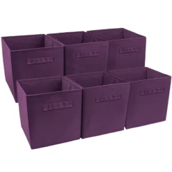 Sorbus 11 Inch Cube Storage Organizer Bins - 6 Pack -IRIS Storage Deals Store GUEST 9c0e5572 fdd0 40dc a1ae 0b782c2620bd