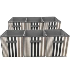 Sorbus 11 Inch Cube Storage Organizer Bins - 6 Pack -IRIS Storage Deals Store GUEST 9c2084ff 2496 4ba1 861e 973fbc59dee8