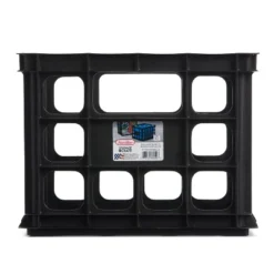 Sterilite Plastic Black Storage Box Milk Crate Containers Home 9 Sterilite Plastic Black Storage Box Milk Crate Containers Home -IRIS Storage Deals Store GUEST 9cadd313 2107 47e1 9a5f 6e0a3ed7634a