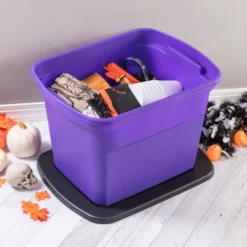 Sterilite 18 Gallon Orange Plastic Storage Container Bin Tote With Black Lid, Halloween 6 Sterilite 18 Gallon Orange Plastic Storage Container Bin Tote With Black Lid, Halloween -IRIS Storage Deals Store GUEST 9dc3b4f0 da47 495d 8c29 b72e0c686a57