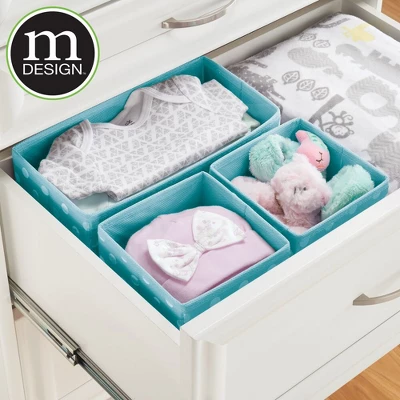 MDesign Kids Fabric Dresser Drawer And Closet Storage Organizer, Set Of 6 6 MDesign Kids Fabric Dresser Drawer And Closet Storage Organizer, Set Of 6 - Image 6